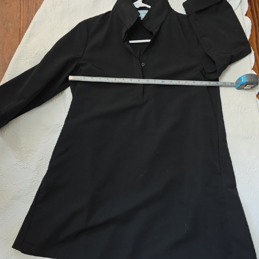 Tuckernuck Black Collared A-Line Dress - Picture 4 of 5